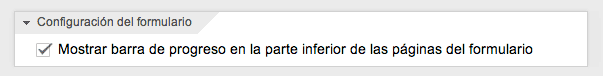 Configuración de formularios