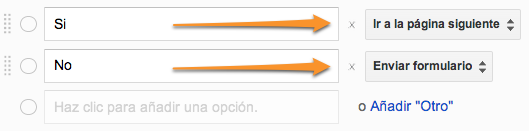 perguntas condicionales
